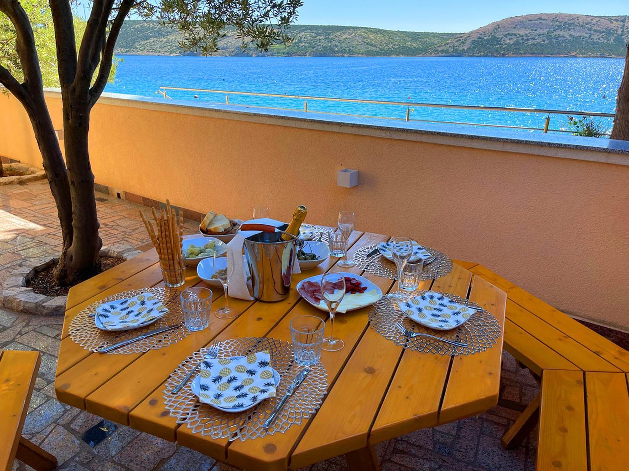 Villa Olivija-Direkt Am Strand! Stara Novalja Extérieur photo